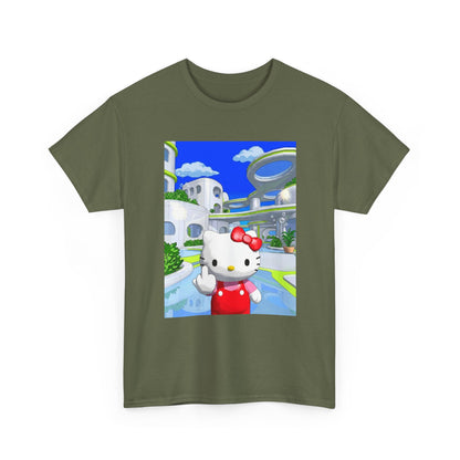 Aero Kitty Flipping The Bird Tee
