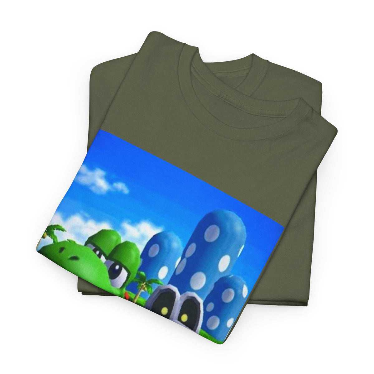 Yoshi and Dry Bones Flipping The Bird Tee (Design 4)