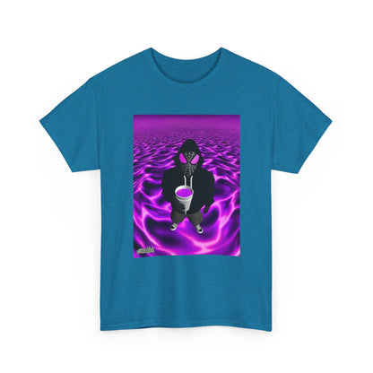 Spider-Hoodie With Purple Swirls Tee