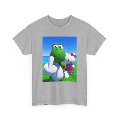 Yoshi Giving Finger And Hello Kitty Bong Rip