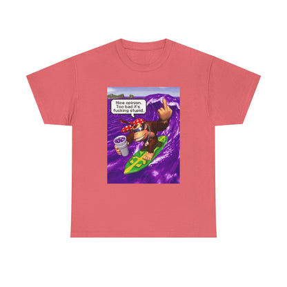 Donkey Kong Surfing Purple Wave Middle Finger