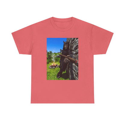 Hooded Khajiit Smoking Blunts By Fire Tee