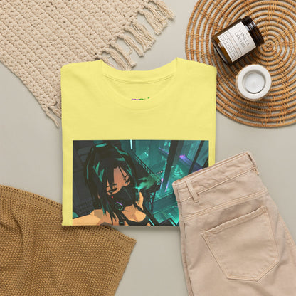 Midnight Ember Leaf Graphic Tee