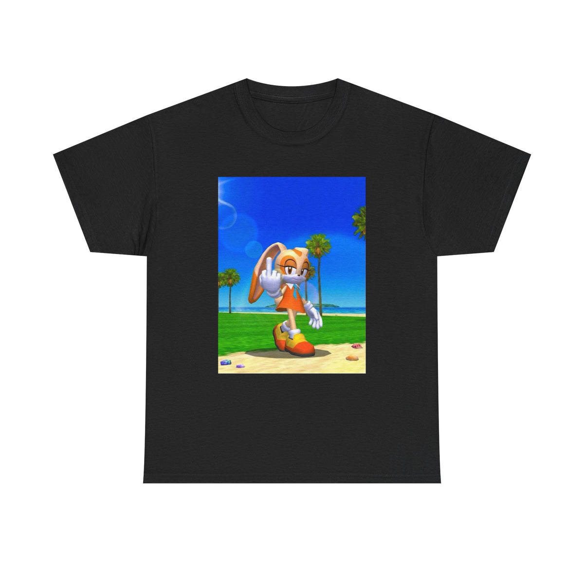 Cream The Rabbit Giving The Finger Tee
