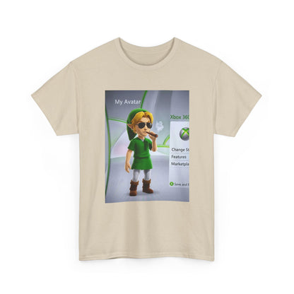 Stoner Link Xbox Avatar Puffing Blunt Tee