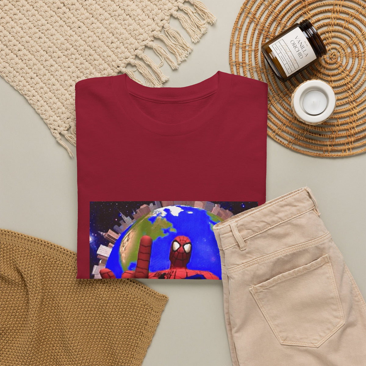 Spider-Man Flipping Off The World Tee