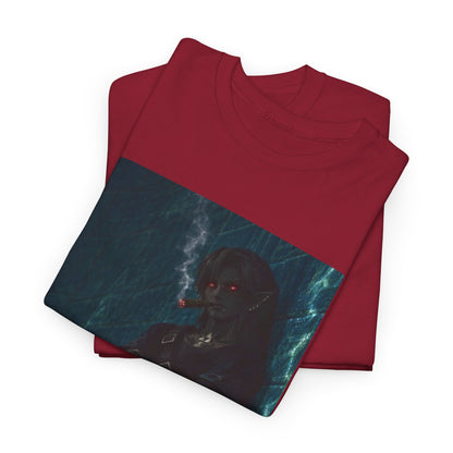 Dark Link Smoking A Lit Cigar Tee