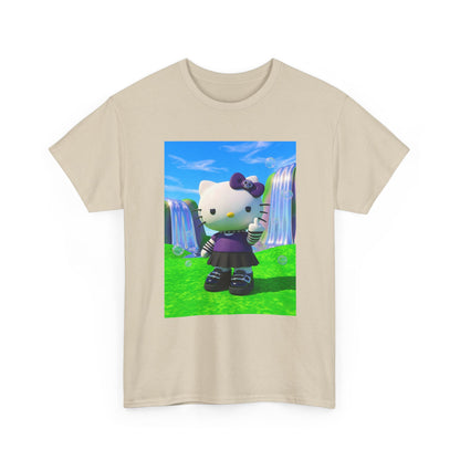 Goth Kitty Flipping Off In Wonderland