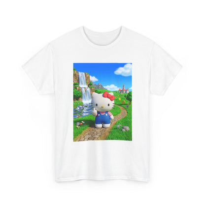 Hello Kitty Flipping Off In Mushroom Kingdom