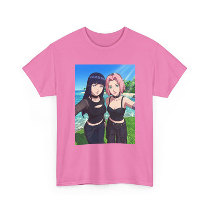 Goth Hinata and Sakura Beach Selfie