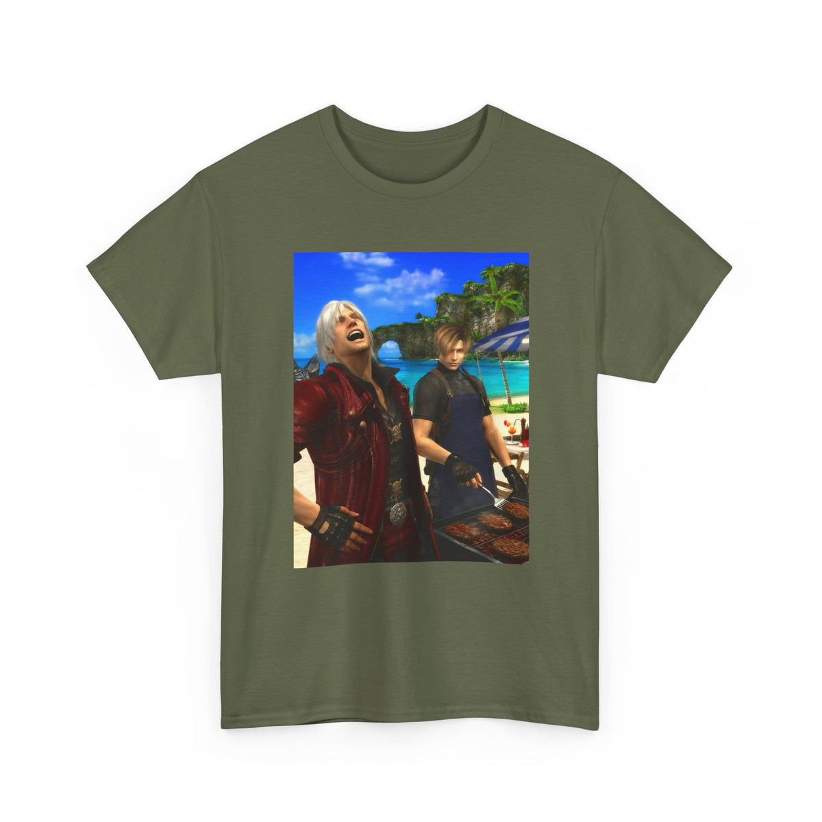 Dante And Leon Grilling On The Beach