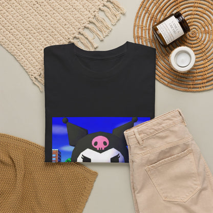 Kuromi Flipping The Bird In Animal Crossing