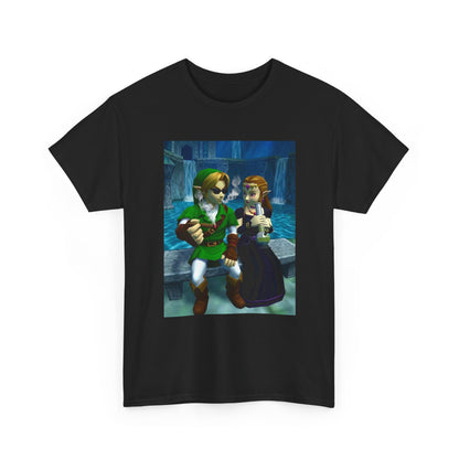 Link And Zelda Chillin' By The Water