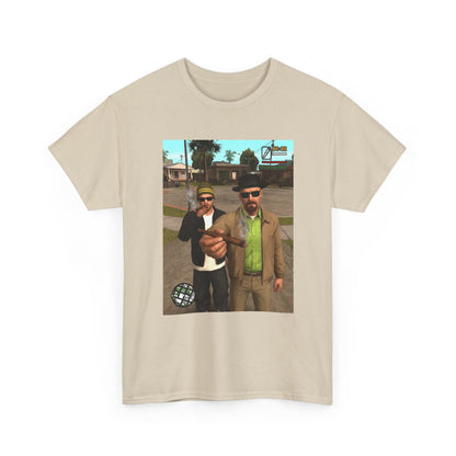 Heisenberg And Jesse Breaking Bad Grand Theft Auto Blunts Tee