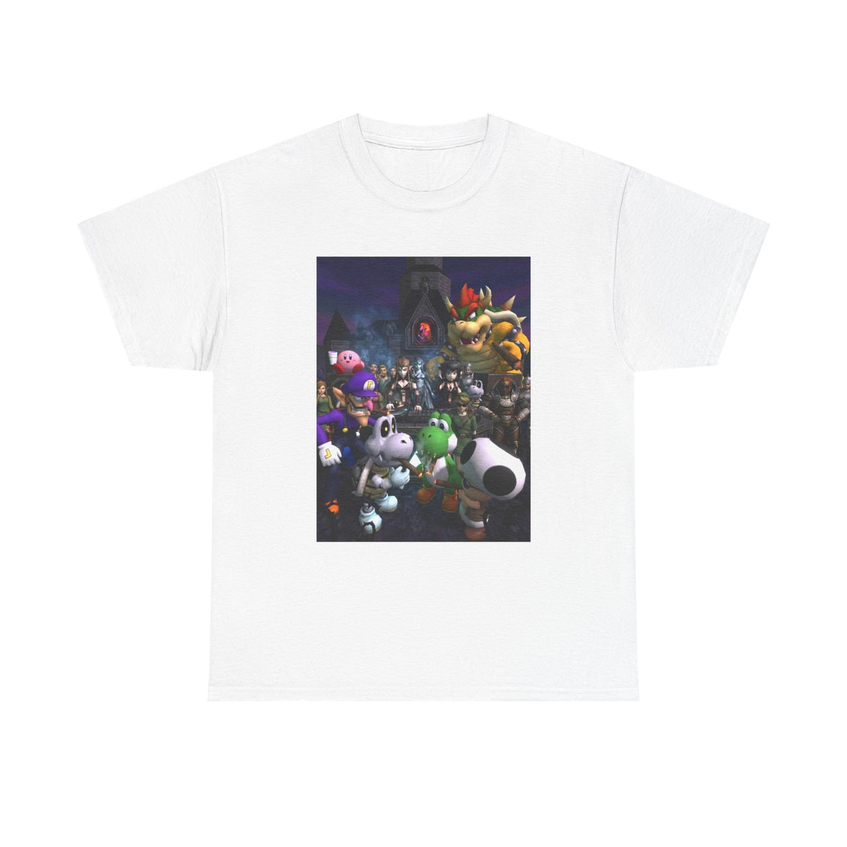 Waluigi And Friends Gathering At The Castle