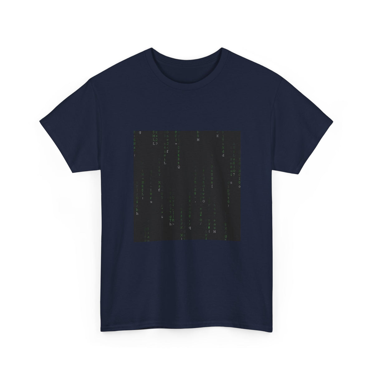 Neon Figure In Cyber Shower Tee