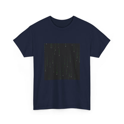 Neon Figure In Cyber Shower Tee