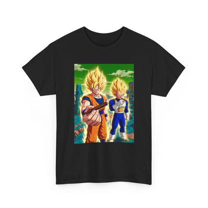 Goku and Vegeta Powering Up With Blunts