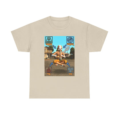 Bender Aang Meditating with Bong Tee