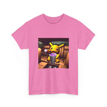 Pikachu Pouring Lean In Car Tee