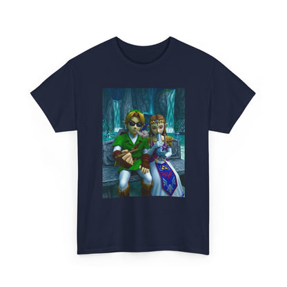 Link And Zelda Sharing A Smoke Tee