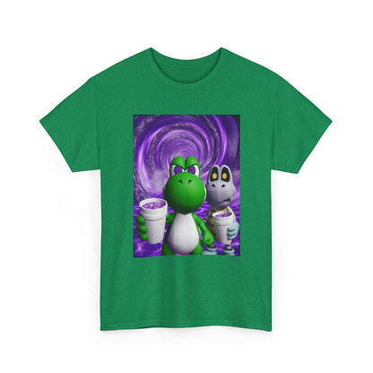 Yoshi And Dry Bones Sippin' Purple