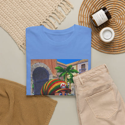 Rasta Mario Chilling With A Blunt