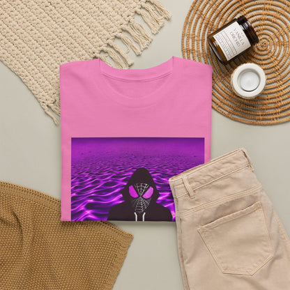 Spider-Hoodie With Purple Swirls Tee