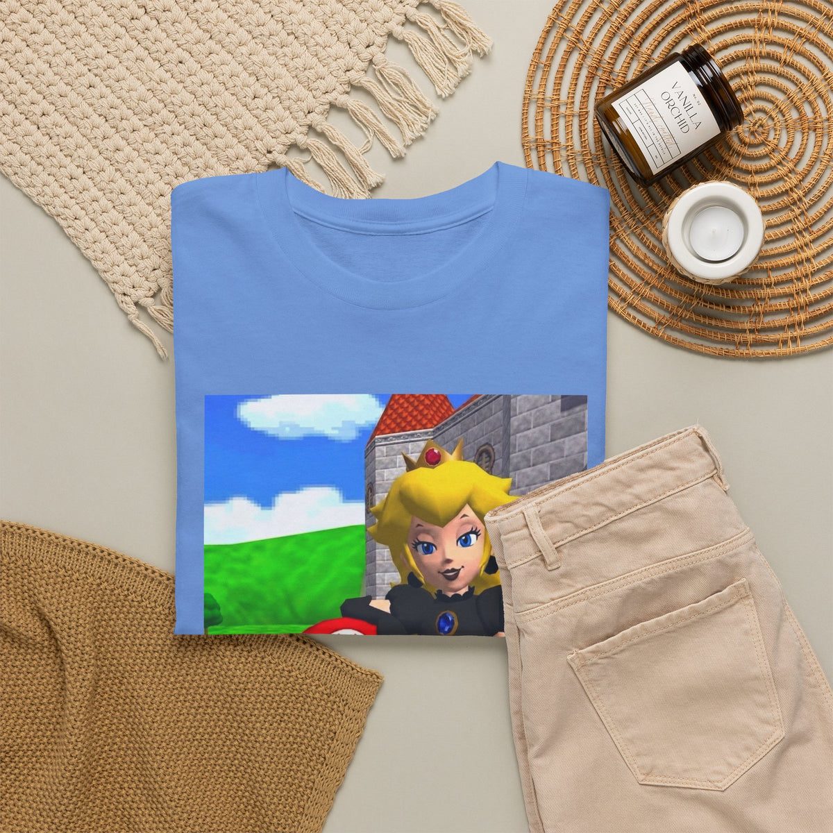 Princess Peach Flipping The Bird Tee