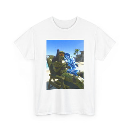 Master Chief And Cortana Chillin' Beach Vibes