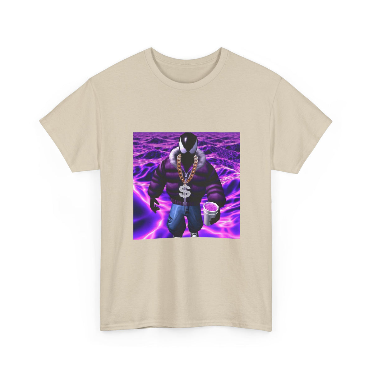 Venom-Like Figure Drippin' In Purple