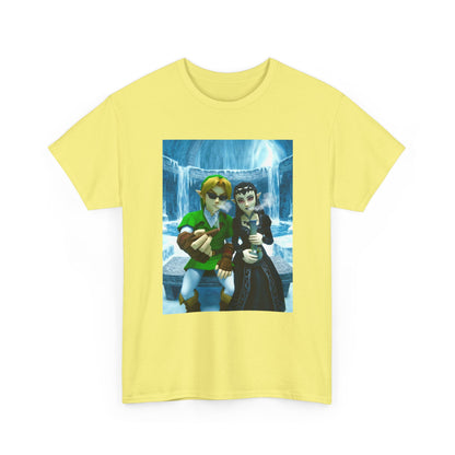 Link And Zora Chilling In Ice Cavern