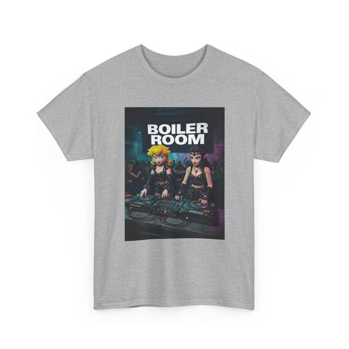 Princess Peach and Dark Peach DJing Tee