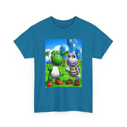 Yoshi And Dry Bones Flipping The Bird