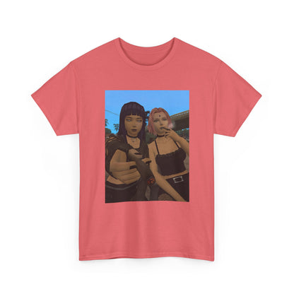 Goth Gamer Girls Sharing A Blunt Tee
