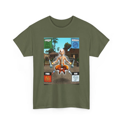 Avatar Aang Element Bending With Bongs Tee
