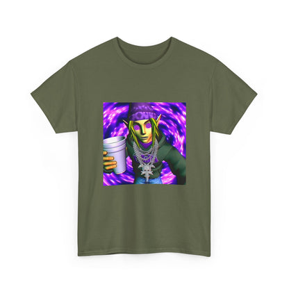 Dripped-Out Elf With Lean Cup