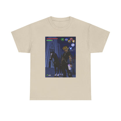 Goth Link Smoking With Epona Tee