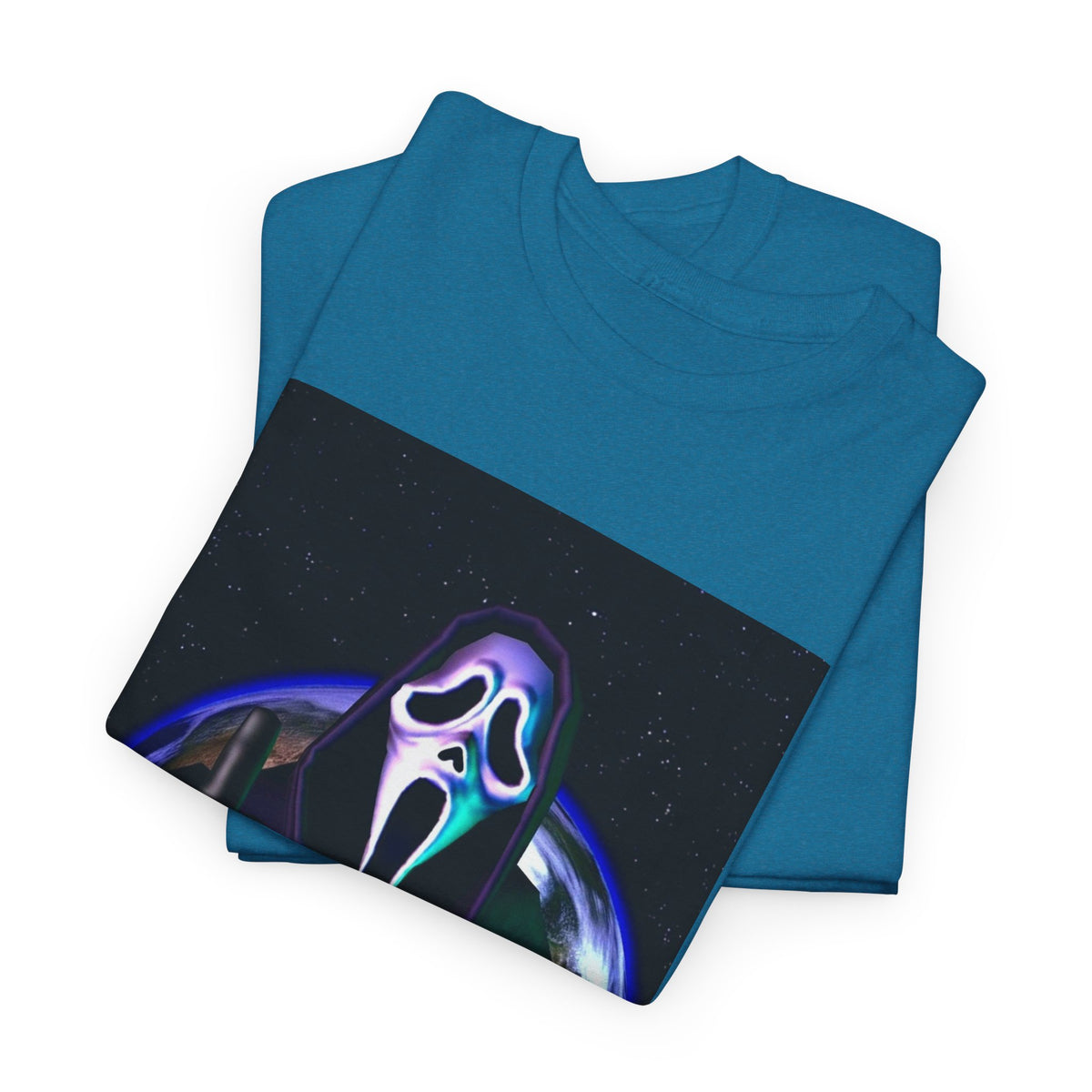 Ghostface Flipping Off The Earth Tee