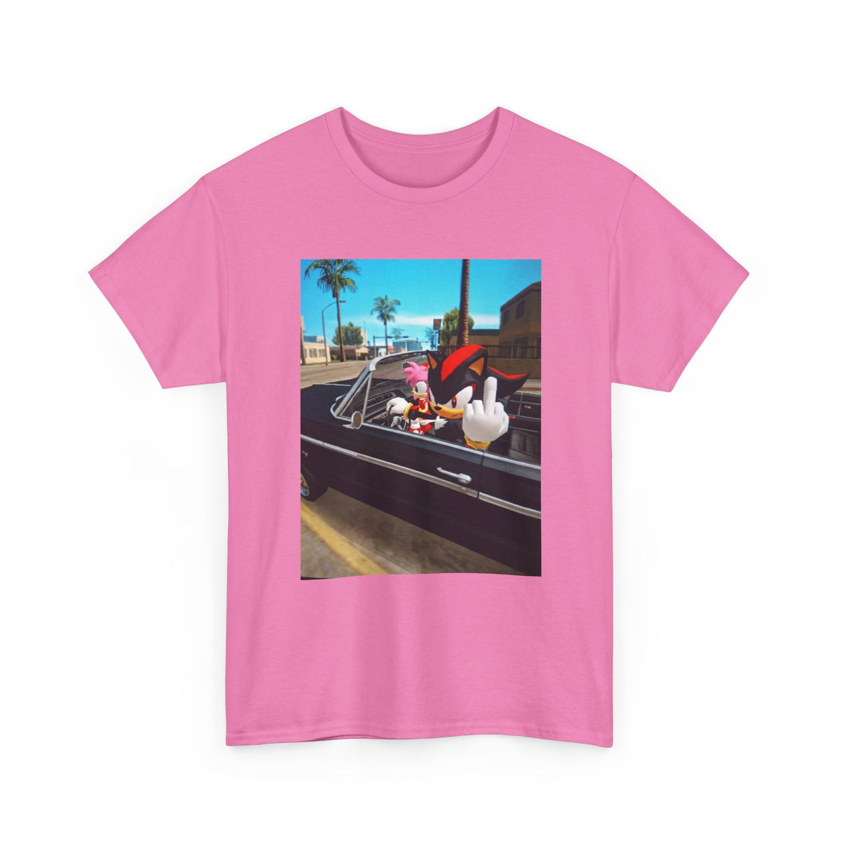 Shadow The Hedgehog Driving With Attitude Tee
