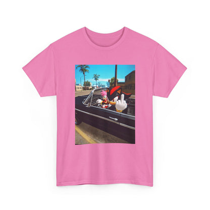 Shadow The Hedgehog Driving With Attitude Tee