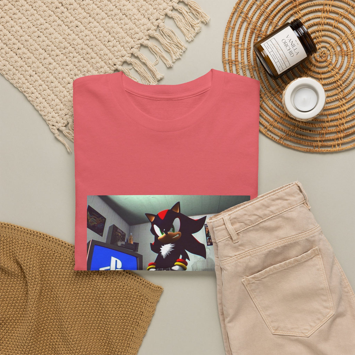 Shadow The Hedgehog's Y2K Drip Tee