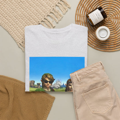 Link And Zelda Chilling With Blunts Tee