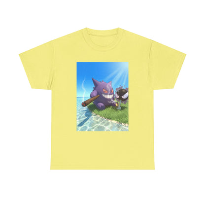 Gengar and Gastly Getting High Beachside