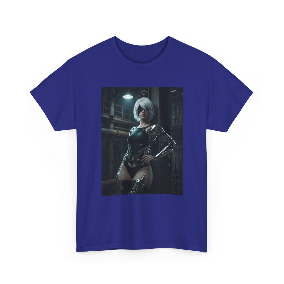 Android In Melted Chrome Cyberpunk Tee