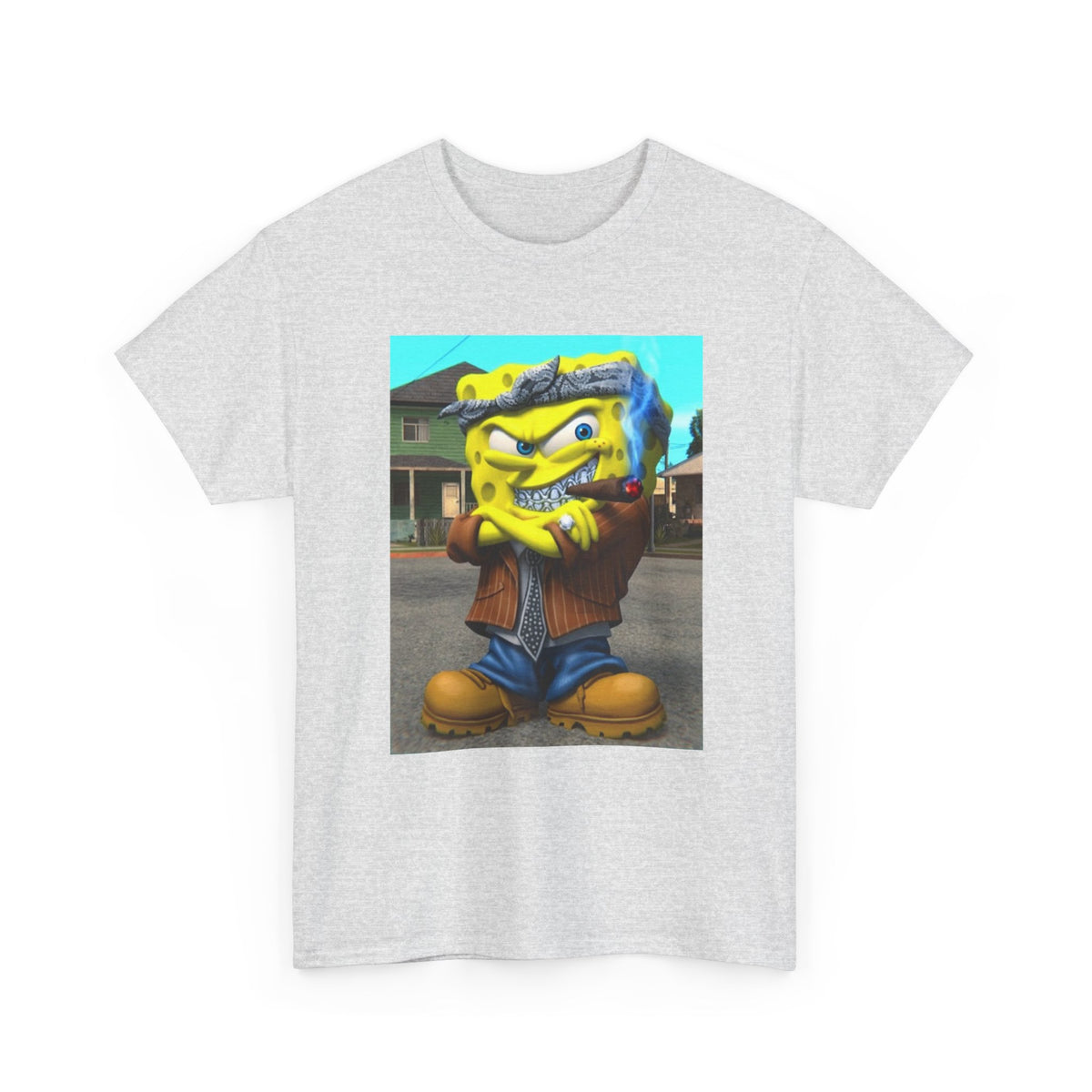 G'd Up SpongeBob Smoking Cigar Tee