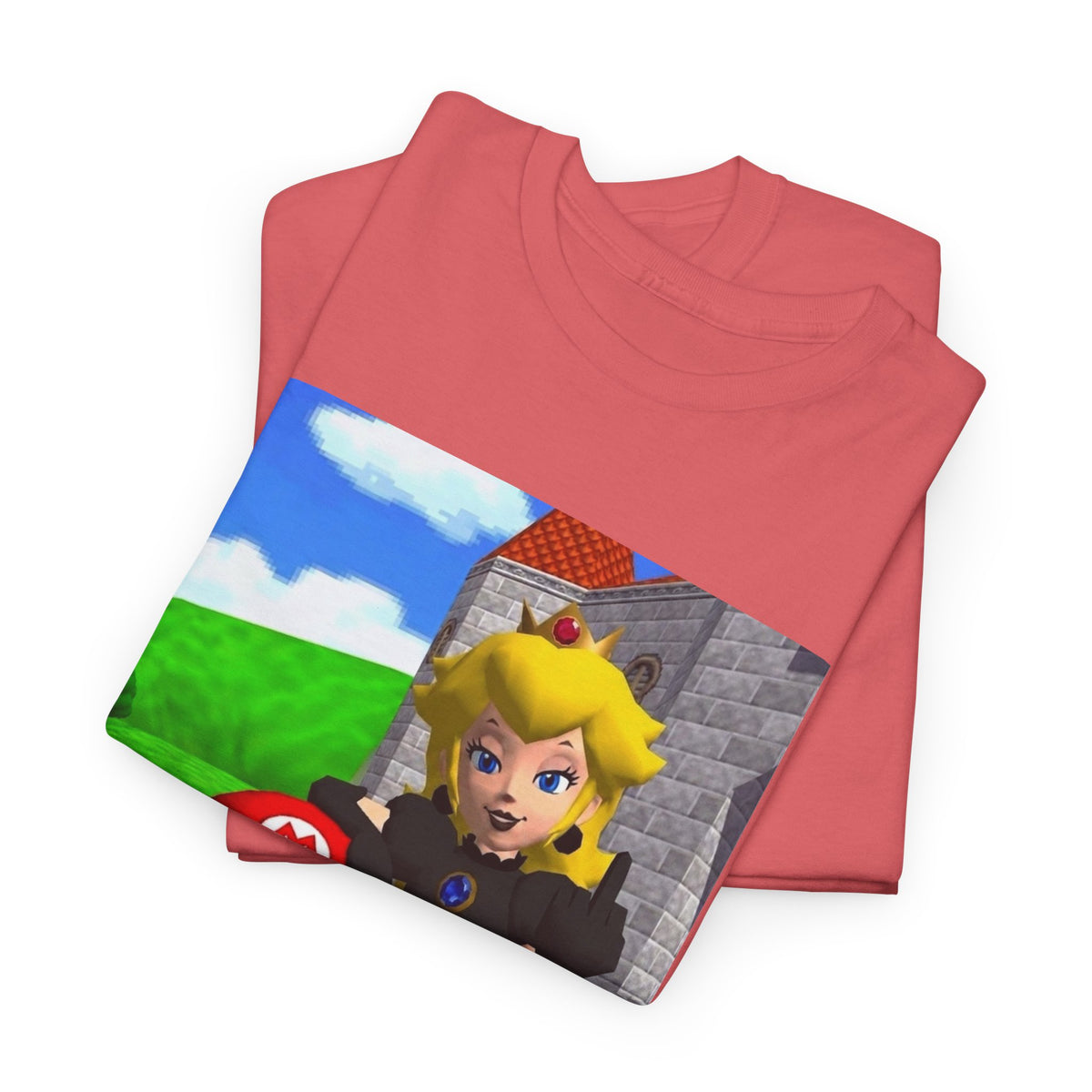 Princess Peach Flipping The Bird Tee