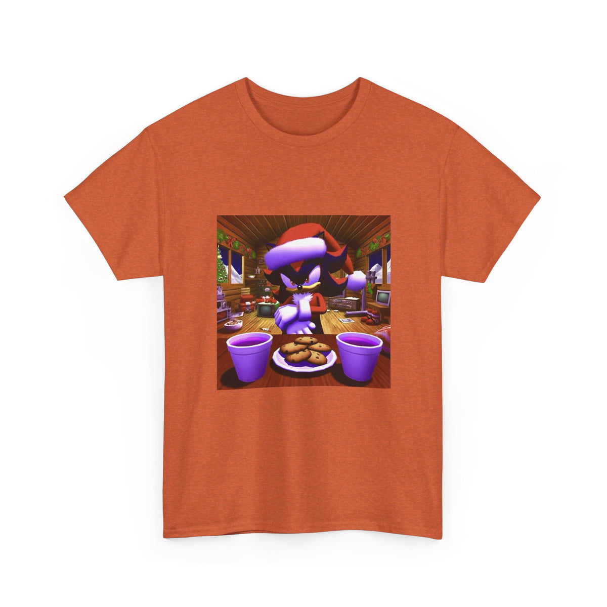 Shadow The Hedgehog Christmas Chill Tee