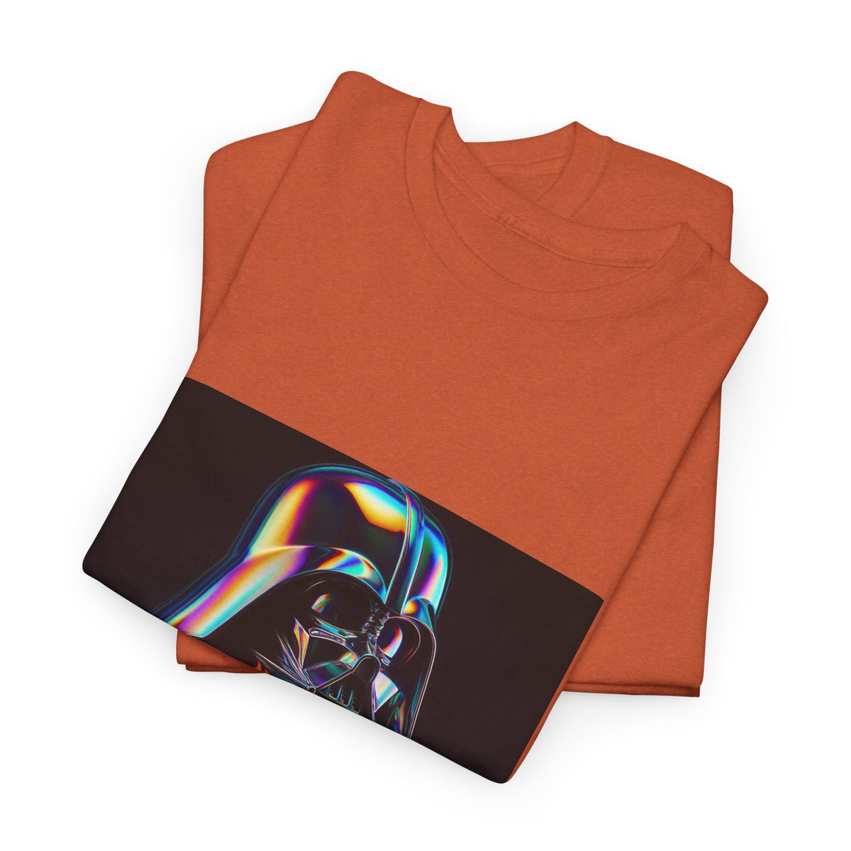 Holographic Dark Lord Vaporwave Icon Tee