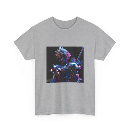 Cyberpunk Warrior With Spiked Hair Tee